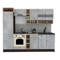 Bucatarie COSSY NEW 250 B1 Wenge / Decor 4298